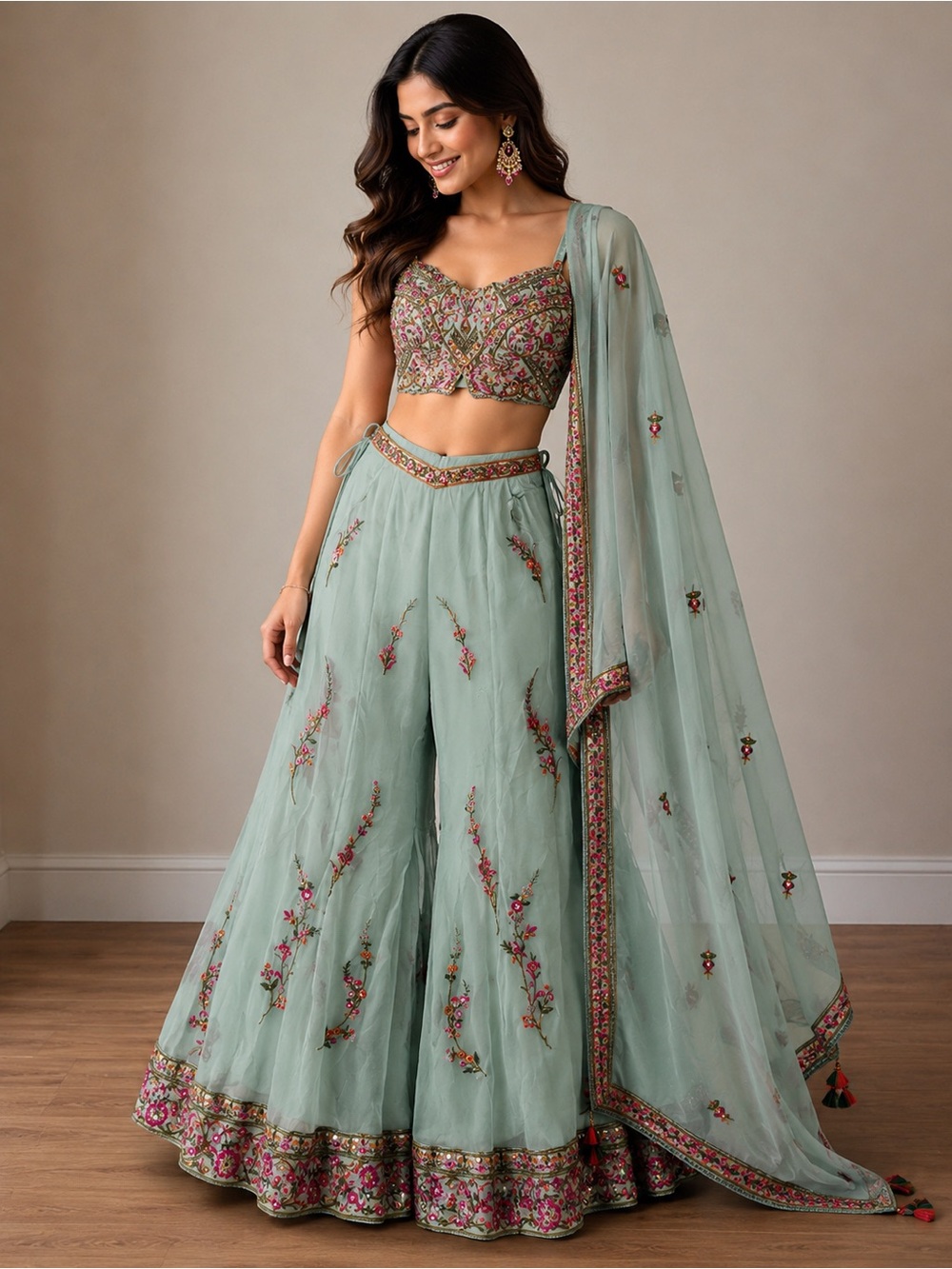 Sharara Set with Pockets